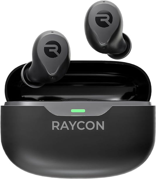 Raycon Everyday Earbuds (2024 Edition) - Bluetooth in Ear Buds, Active Noise Cancellation (Carbon Black)