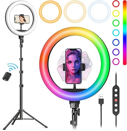 10" Selfie Ring Light with Tripod Stand