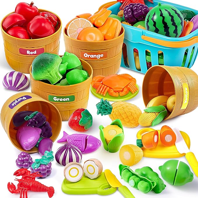 Learning toys Play Food Set for Toddlers