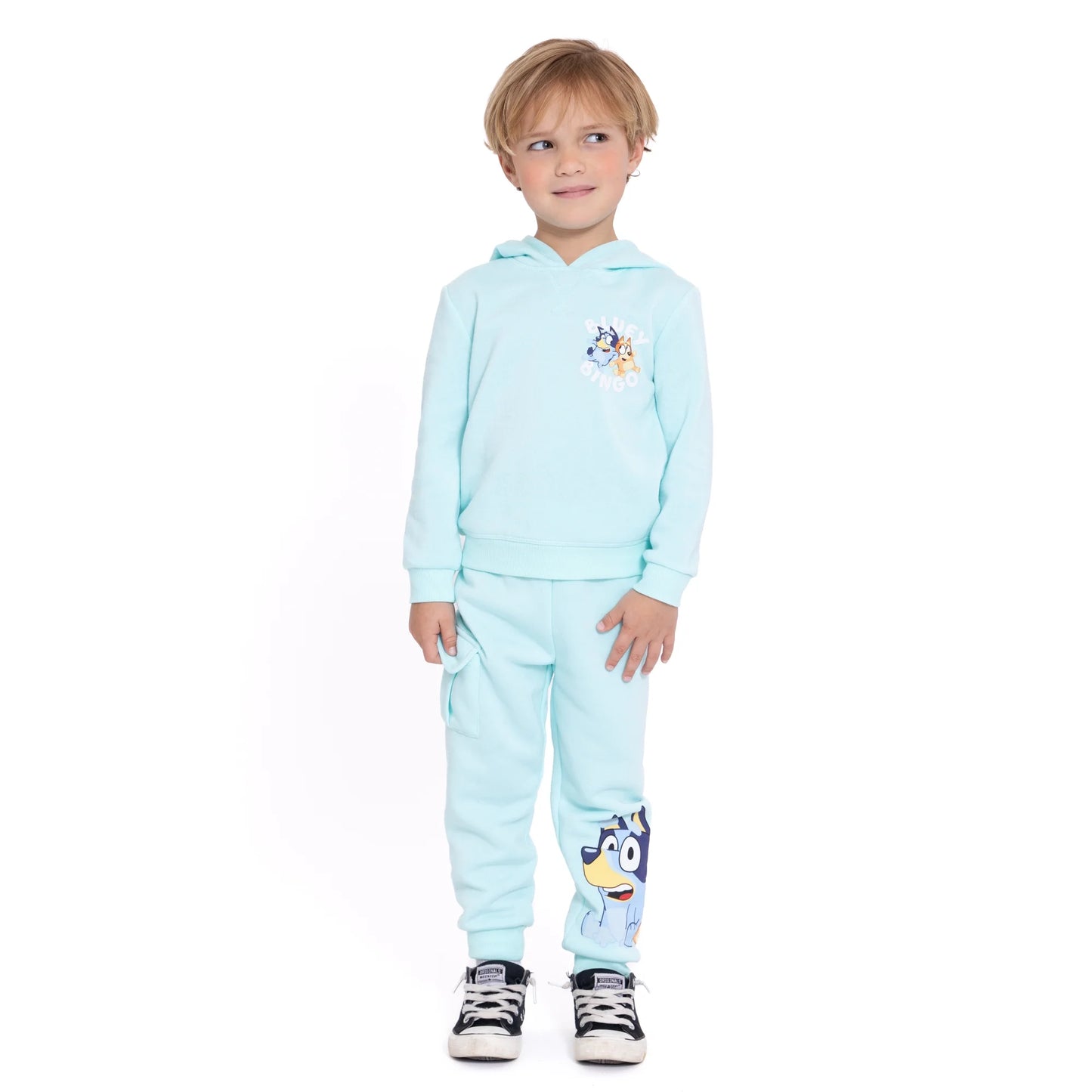 Bluey and Bingo Toddler Boys Hoodie and Joggers Set, Sizes 12M-5T